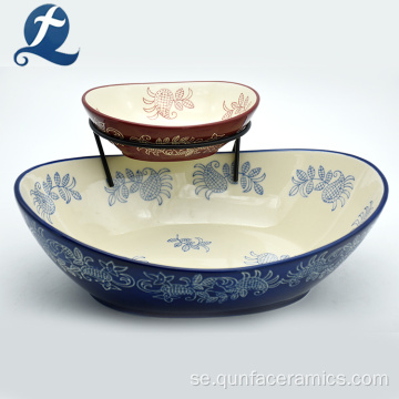 Högkvalitativ dekoration Keramisk Snack Salad Mixing Bowl